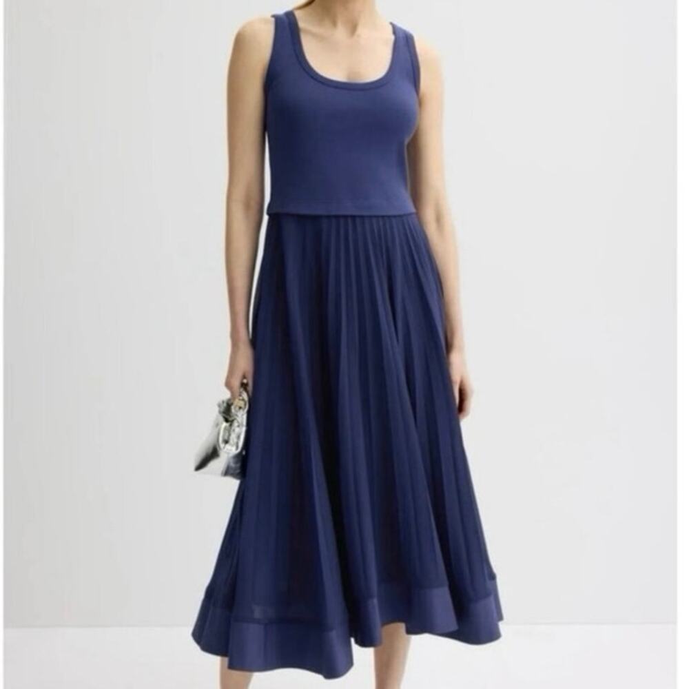Claudie Pierlot Tradi Pleated
Gown blue midi Size 0